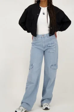 My Jewellery Jean Denim Bleu Cargo Discount