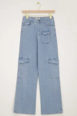 My Jewellery Jean Denim Bleu Cargo Discount