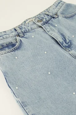My Jewellery Jean En Denim Avec Perles Outlet