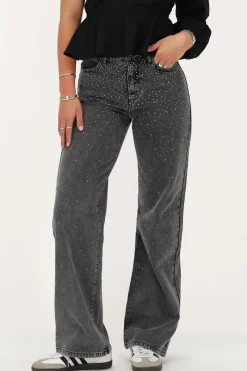 My Jewellery Jean Large Gris Avec Strass Outlet