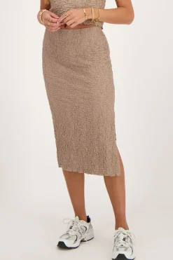 My Jewellery Jupe Midi Taupe Best