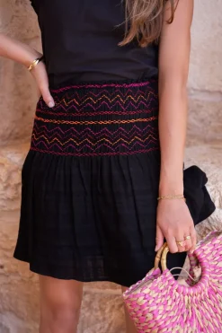 My Jewellery Jupe Noire à Motif Jacquard Clearance