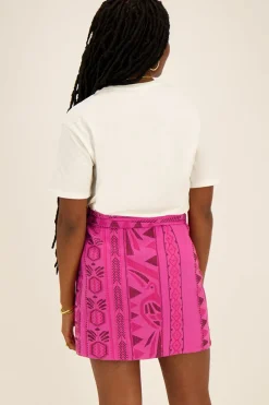 My Jewellery Jupe Rose En Jacquard Texturé Sale