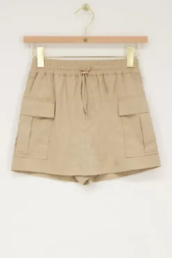 My Jewellery Jupe-short Beige Avec Poches Cargo Clearance