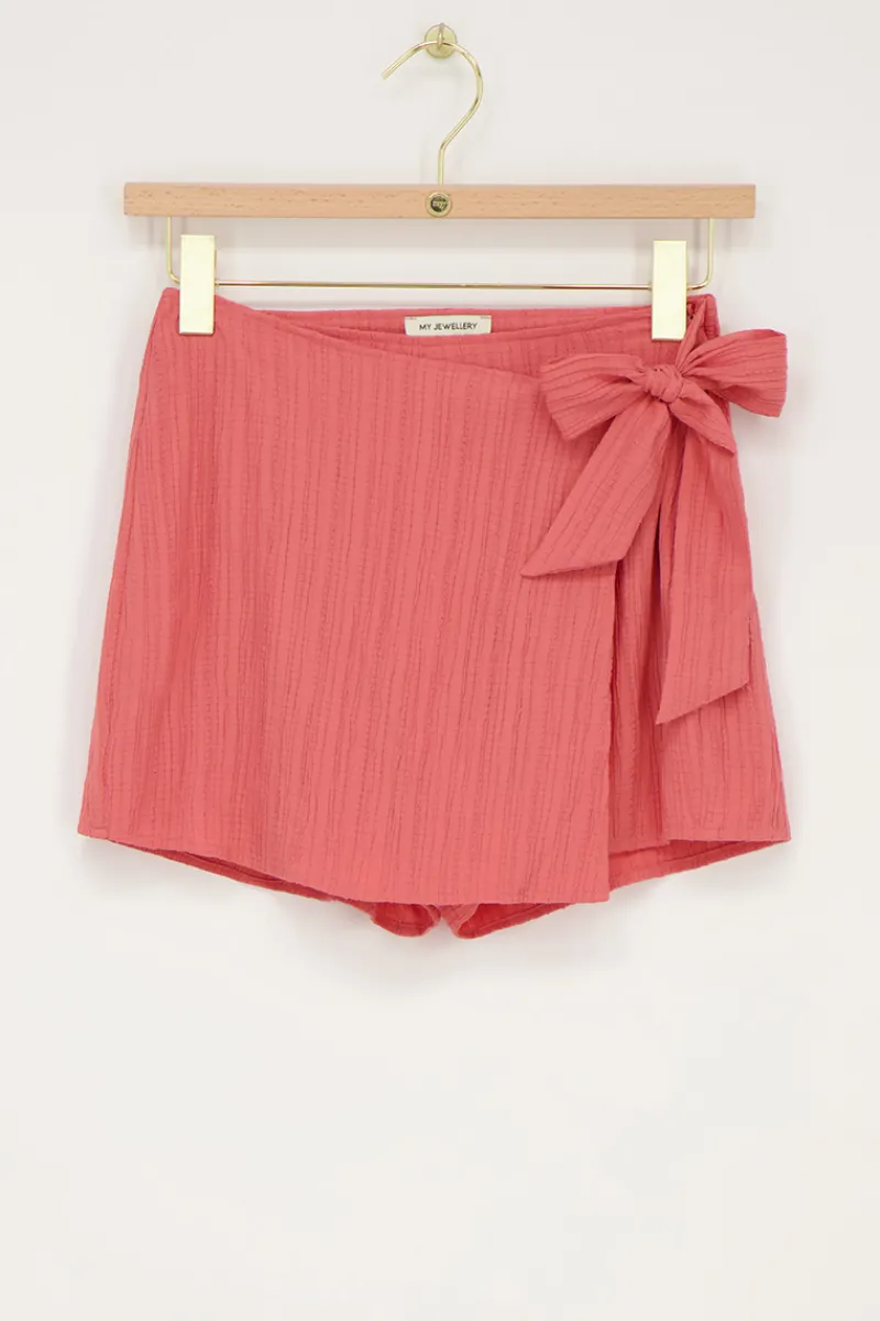 My Jewellery Jupe-short Corail Rose/Corail Fashion