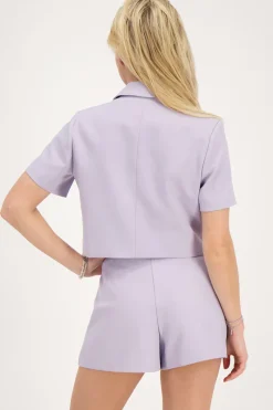 My Jewellery Jupe-short Lilas Avec Mini Fente Violet/Violet clair New