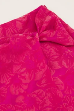 My Jewellery Jupe-short Portefeuille En Jacquard Rose New