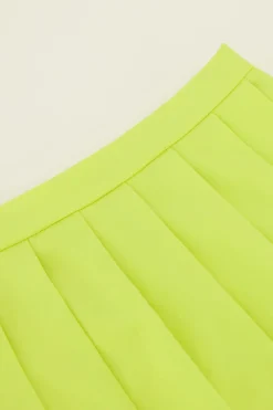 My Jewellery Jupe-short Plissée Vert citron Sale