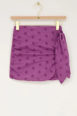 My Jewellery Jupe-short te Avec Broderie Florale Violet Hot