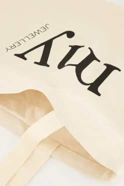 My Jewellery Large Tote Bag Beige Online