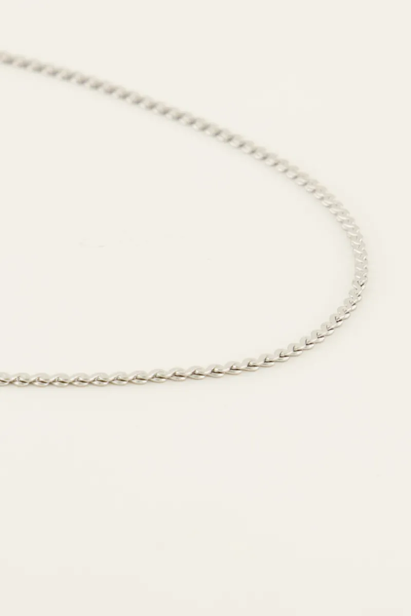 My Jewellery Longue Chaîne Personnalisable à Maillons Plats New