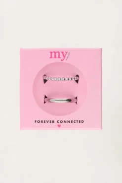 My Jewellery Lot De Bagues Forever Connected Fashion