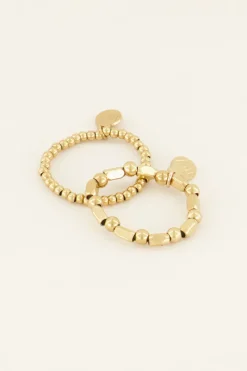My Jewellery Lot De Bagues élastiques Outlet