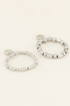 My Jewellery Lot De Bagues élastiques Outlet