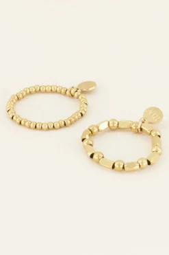 My Jewellery Lot De Bagues élastiques Outlet
