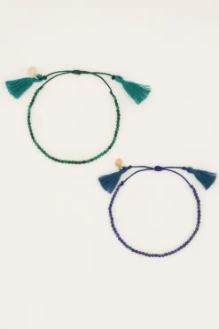 My Jewellery Lot De Bracelets Sertis D'une Pierre Précieuse Outlet