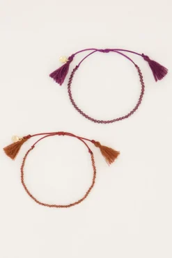 My Jewellery Lot De Bracelets Sertis D'une Pierre Précieuse Outlet