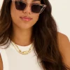 My Jewellery Lunettes De Soleil Cat Eye Roses New
