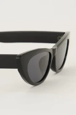 My Jewellery Lunettes De Soleil Cat Eye Noires Clearance