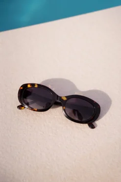 My Jewellery Lunettes De Soleil Ovales Marrons Marron/Noir Online