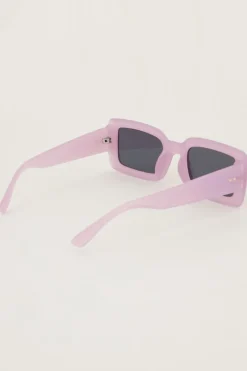 My Jewellery Lunettes De Soleil Rectangulaires Lilas Violet clair Discount