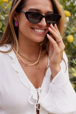 My Jewellery Lunettes De Soleil Rétro Cat Eye Noires Best