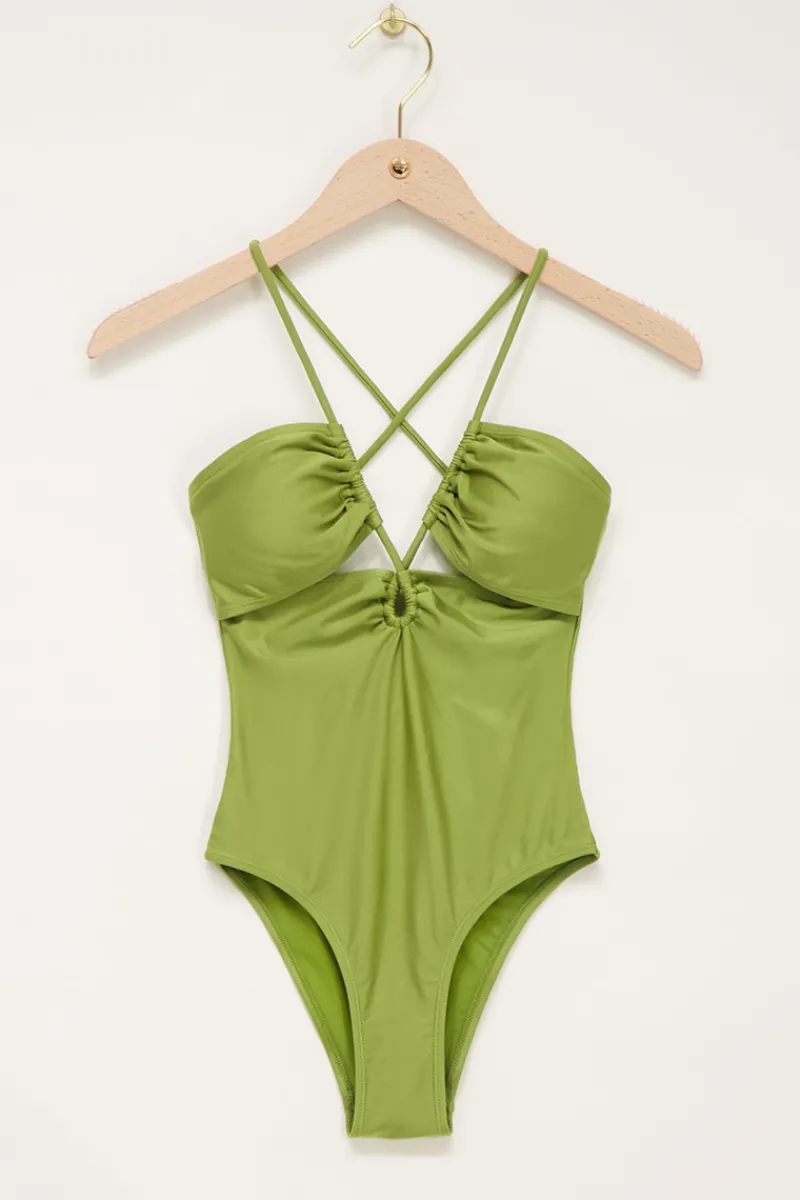 My Jewellery Maillot De Bain à Bretelles Croisées New