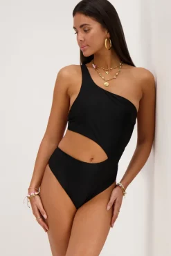 My Jewellery Maillot De Bain Noir à Une épaule Fashion