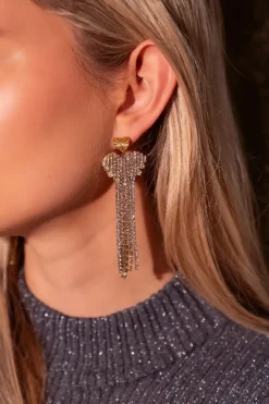 My Jewellery Maxi Boucles D'oreilles Cœur à Strass Universe New