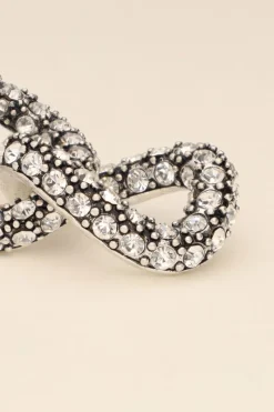 My Jewellery Maxi Boucles D'oreilles Maillons à Strass Clearance
