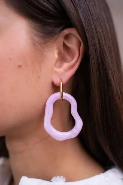 My Jewellery Maxi Boucles D'oreilles Océan Lilas Best