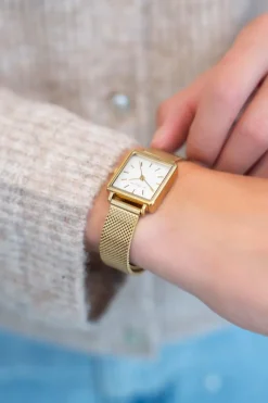 My Jewellery Montre à Cadran Carré Blanc Clearance