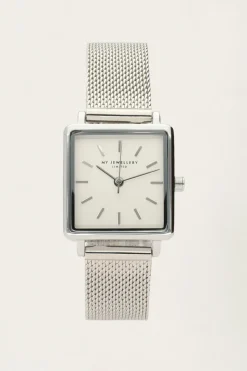 My Jewellery Montre à Cadran Carré Blanc Clearance