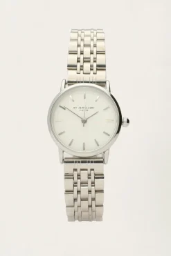 My Jewellery Montre à Petit Cadran Blanc Rond Discount