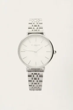 My Jewellery Montre Bracelet à Maillons Et Cadran Blanc Rond Clearance