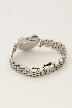 My Jewellery Montre Bracelet à Maillons Et Cadran Blanc Rond Clearance
