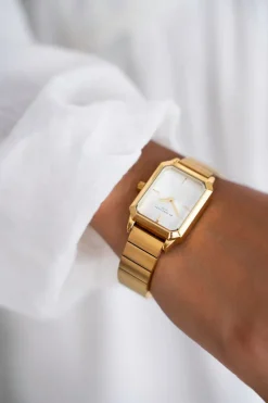 My Jewellery Montre Carrée à Larges Maillons Horizontaux New