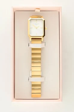 My Jewellery Montre Carrée à Larges Maillons Horizontaux New