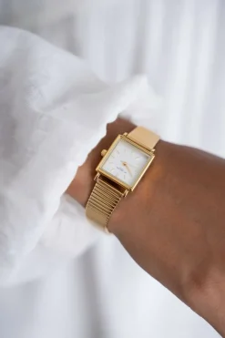 My Jewellery Montre Carrée à Maillons Horizontaux Best