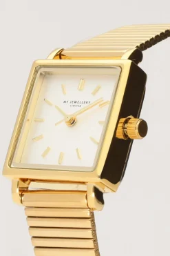My Jewellery Montre Carrée à Maillons Horizontaux Best