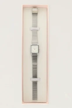 My Jewellery Montre Carrée à Maillons Horizontaux Best