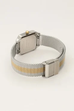 My Jewellery Montre Carrée Bracelet Chaîne Multicolore Outlet