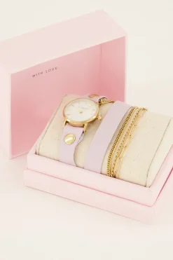 My Jewellery Montre Lilas à Double Bracelet Sale