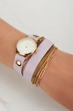 My Jewellery Montre Lilas à Double Bracelet Sale