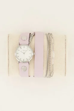 My Jewellery Montre Lilas à Double Bracelet Sale