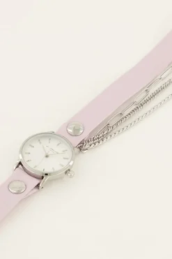 My Jewellery Montre Lilas à Double Bracelet Sale