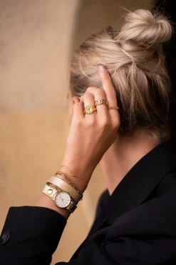 My Jewellery Montre Métallique à Double Bracelet Discount