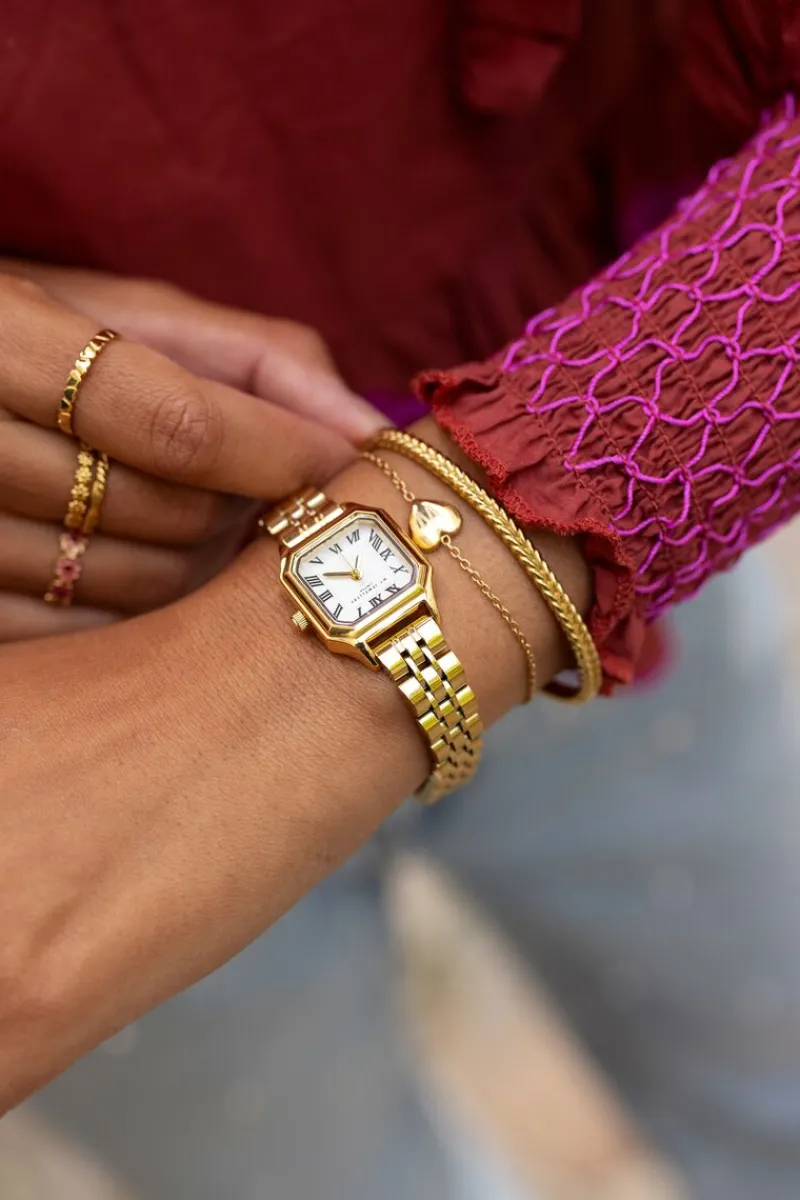My Jewellery Montre Vintage Avec Bracelet à Maillons New