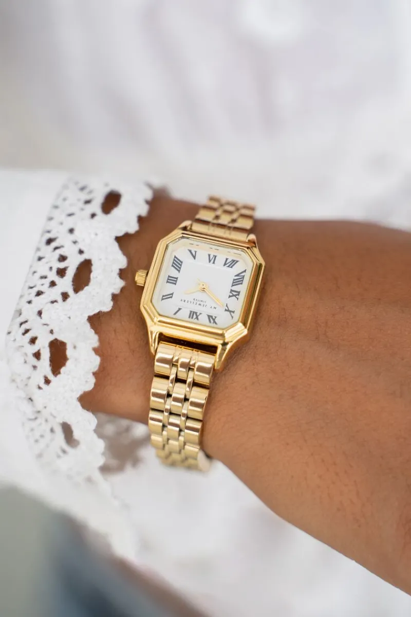 My Jewellery Montre Vintage Avec Bracelet à Maillons New