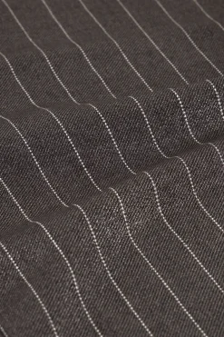 My Jewellery Pantalon à Fines Rayures Gris Métallisé Best